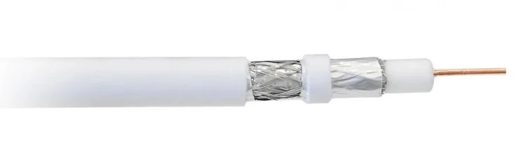 Libox Kabel koncentryczny PCC80 100m coaxial cable RG-6/U White - Image 3
