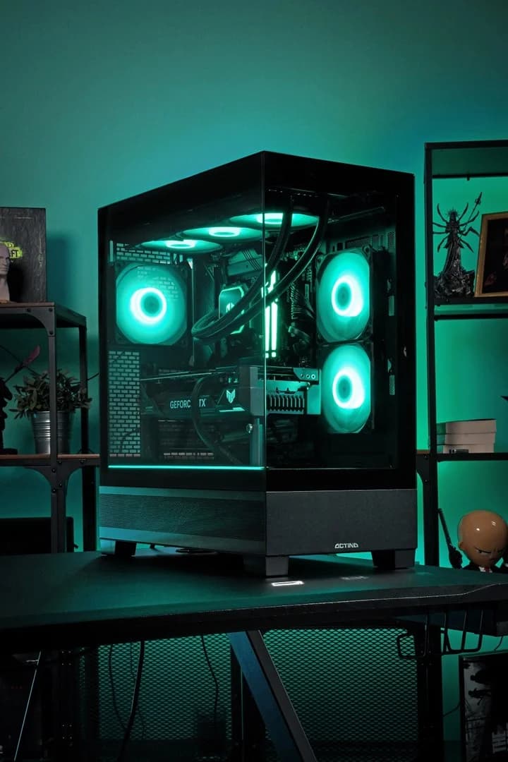 Actina 5901443443636 PC AMD Ryzen™ 9 9950X3D2 64 GB DDR5-SDRAM 2 TB SSD NVIDIA GeForce RTX 5090 Windows 11 Pro Midi Tower Black - Image 16