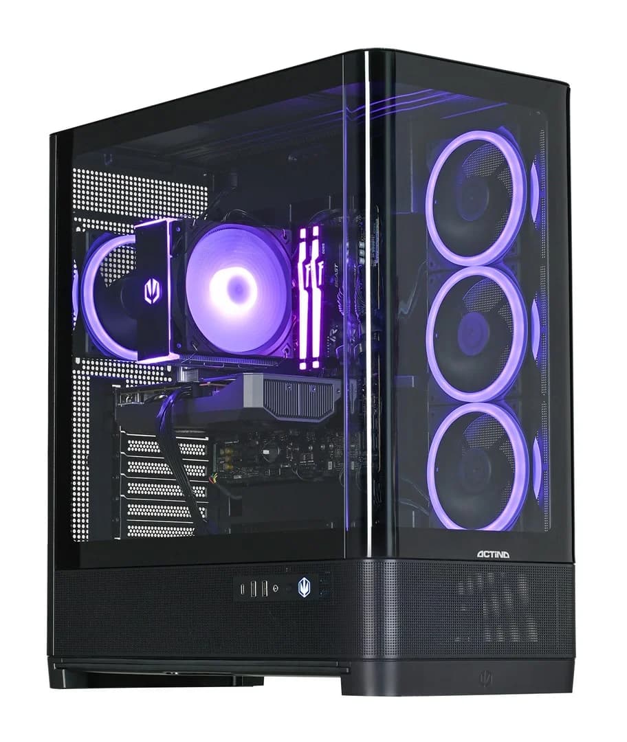 Actina 5901443444718 PC Intel Core 5 245KF 16 GB DDR5-SDRAM 1 TB SSD NVIDIA GeForce RTX 5060 Windows 11 Home Midi Tower Black - Image 1