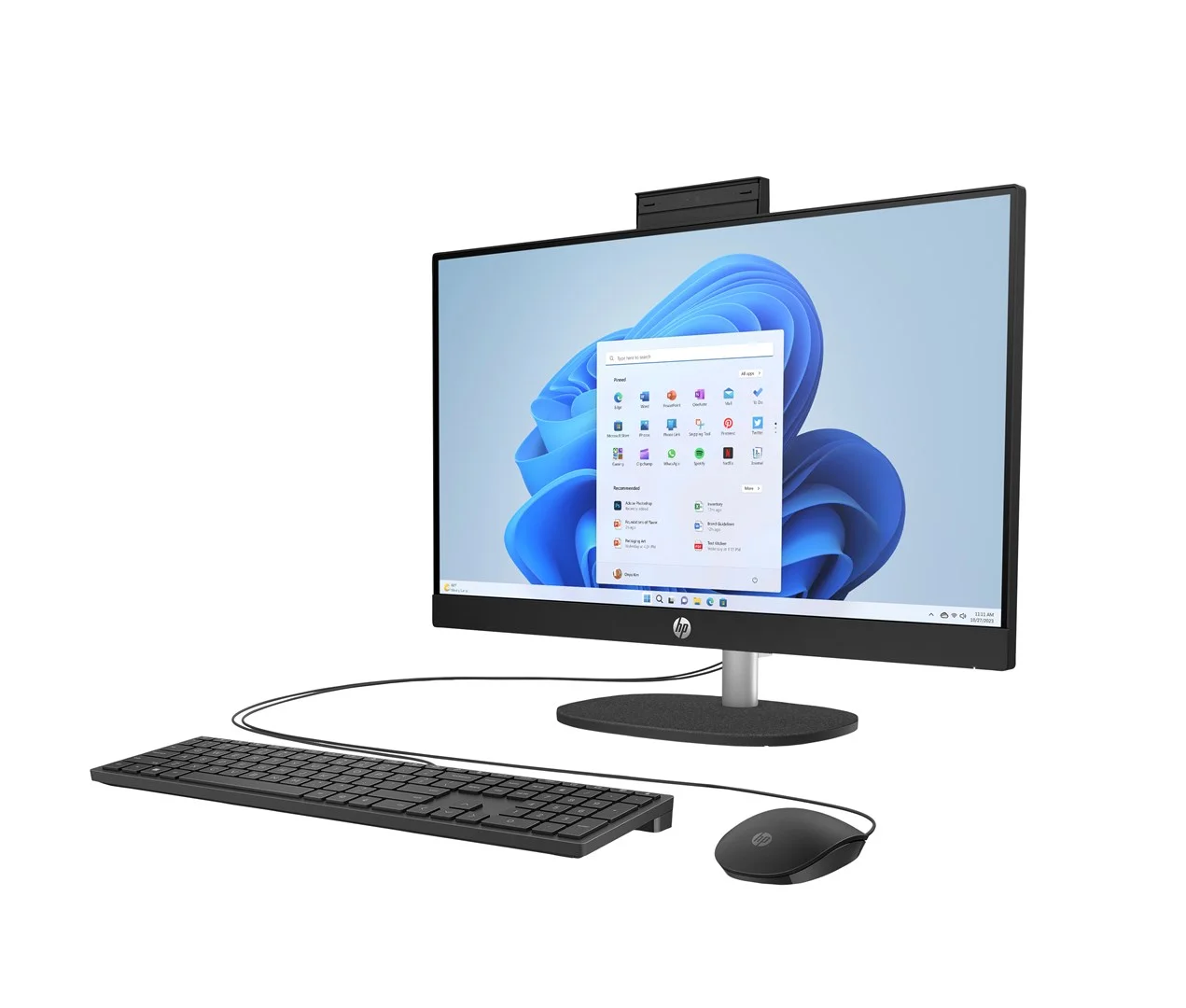HP 24-cr0332nw AMD Ryzen™ 7 7730U 60.5 cm (23.8") 1920 x 1080 px All-in-One PC 16 GB DDR4-SDRAM 512 GB SSD Windows 11 Home Wi-Fi 6 (802.11ax) White - Image 8