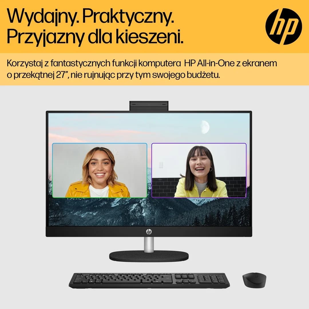 HP 27-cr0232nw AMD Ryzen™ 5 7520U 68.6 cm (27") 1920 x 1080 px All-in-One PC 16 GB LPDDR5-SDRAM 512 GB SSD Windows 11 Home Wi-Fi 6 (802.11ax) White - Image 9