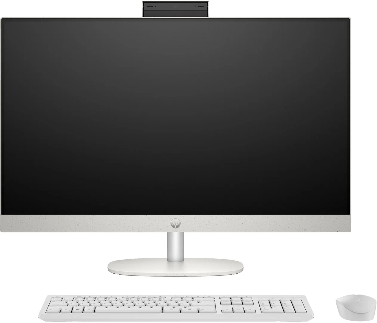 HP AIO 24-cr0184nw Ryzen 3 7320U 23.8"FHD IPS 250nits AG 16GB LPDDR5 SSD512 Radeon 610M Cam720p kB+Mouse NoOS Shell White 2Y - Image 1