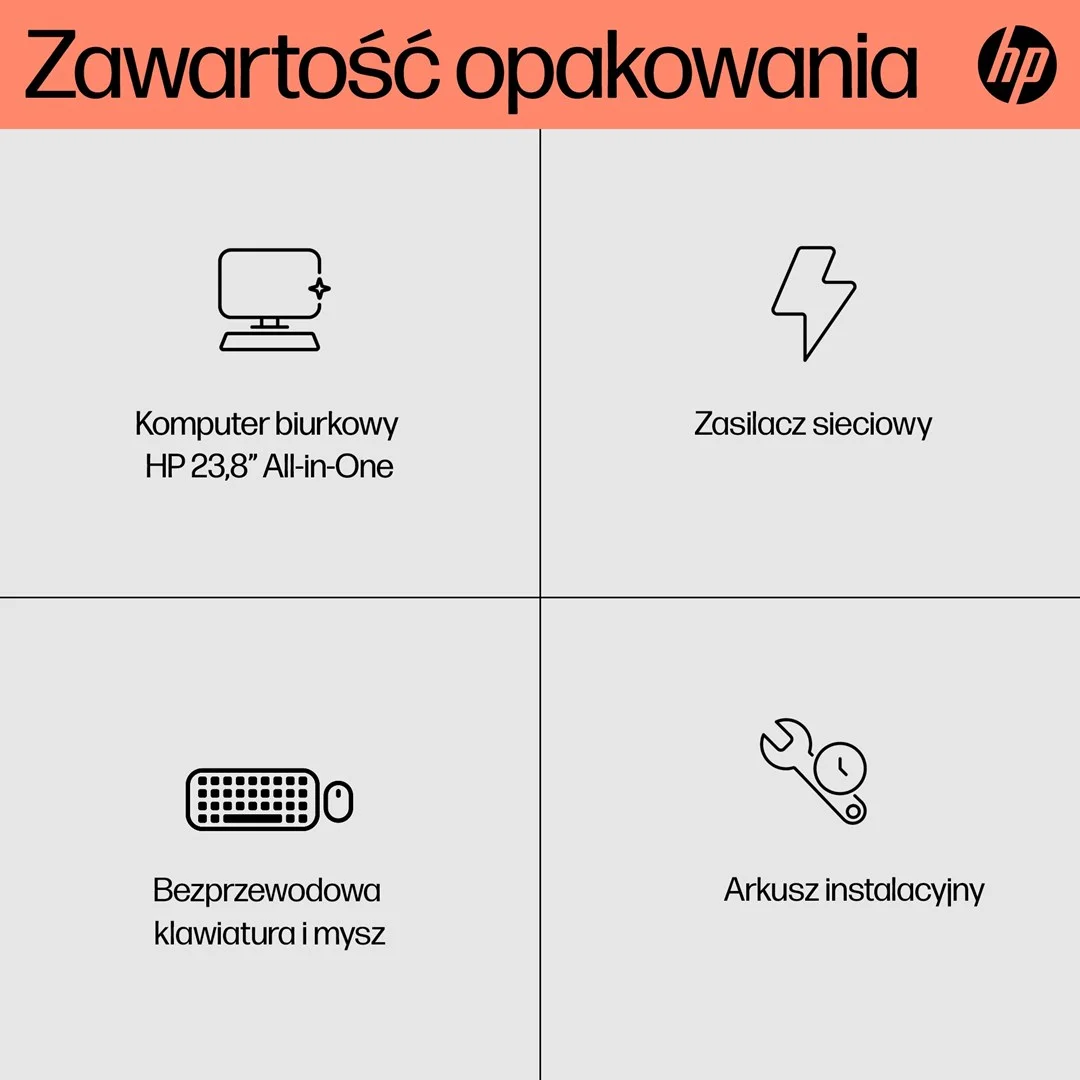 HP AIO 24-cr0184nw Ryzen 3 7320U 23.8"FHD IPS 250nits AG 16GB LPDDR5 SSD512 Radeon 610M Cam720p kB+Mouse NoOS Shell White 2Y - Image 5