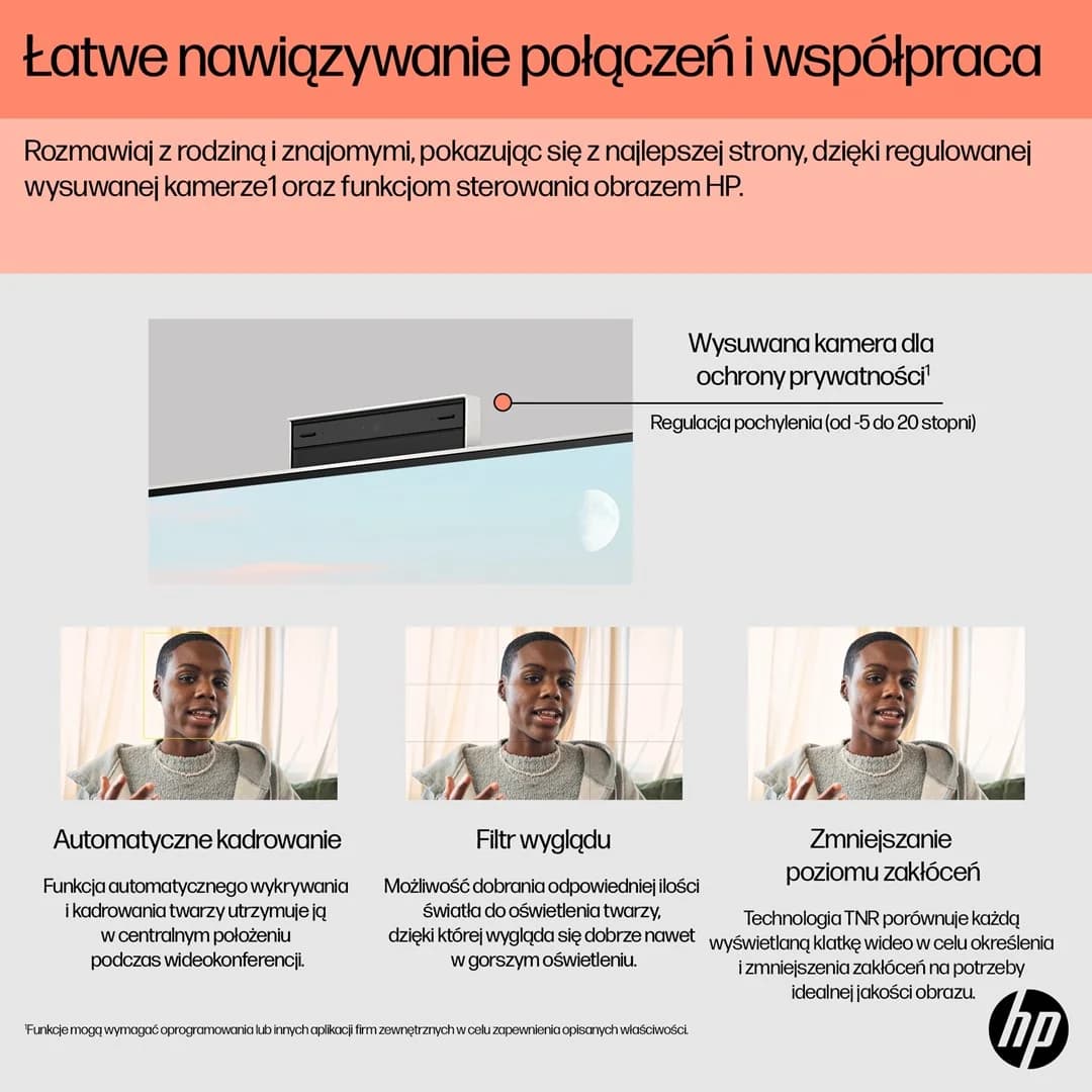 HP AIO 24-cr0184nw Ryzen 3 7320U 23.8"FHD IPS 250nits AG 16GB LPDDR5 SSD512 Radeon 610M Cam720p kB+Mouse NoOS Shell White 2Y - Image 8