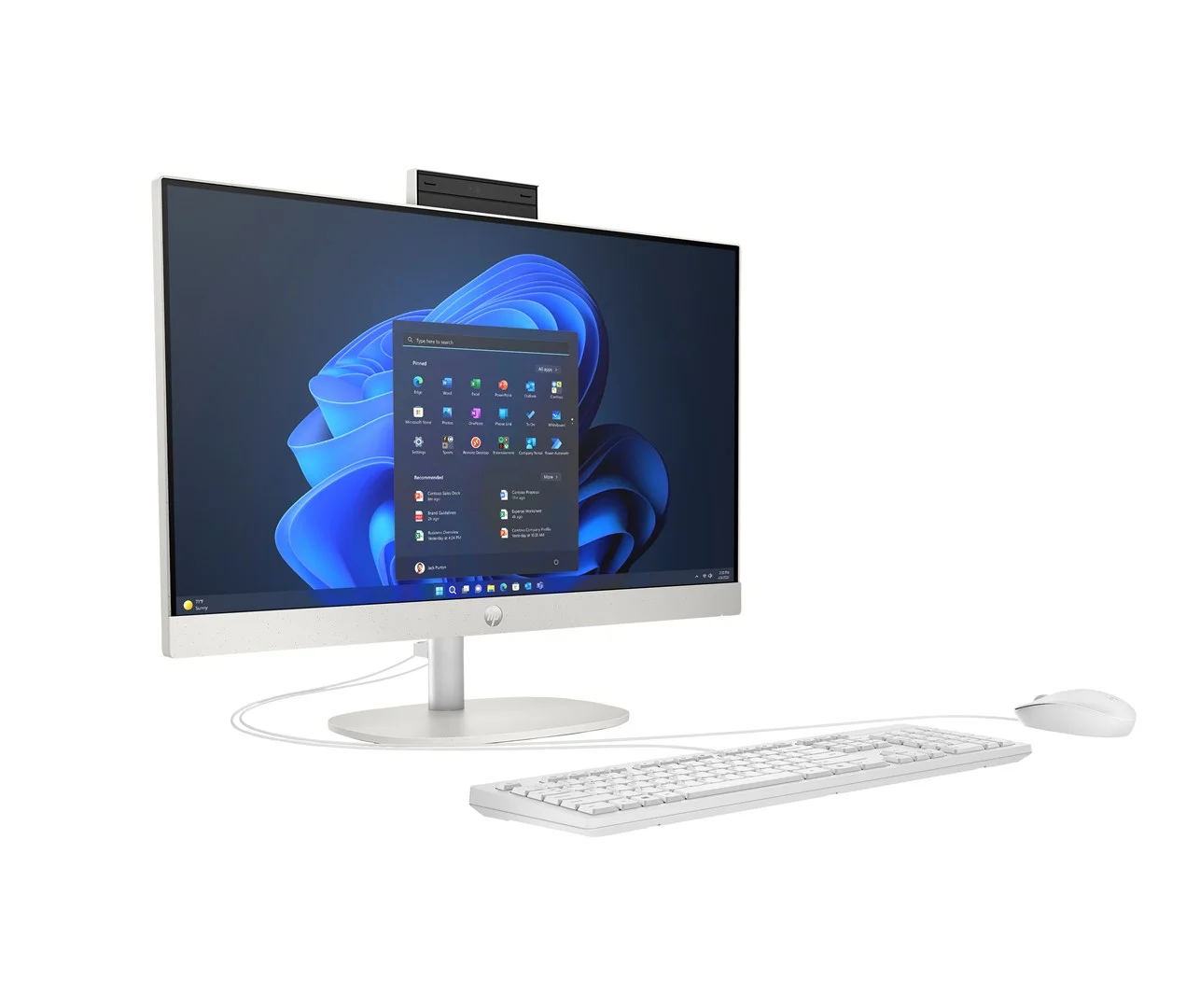 HP ProOne 240 G10 AiO Ultra 5 125U 23.8"FHD IPS 250nits AG 16GB DDR5 5600 SSD512 Xe Graphics Kb+Mouse Cam 5Mpx W11Pro Black 3Y OnSite - Image 2