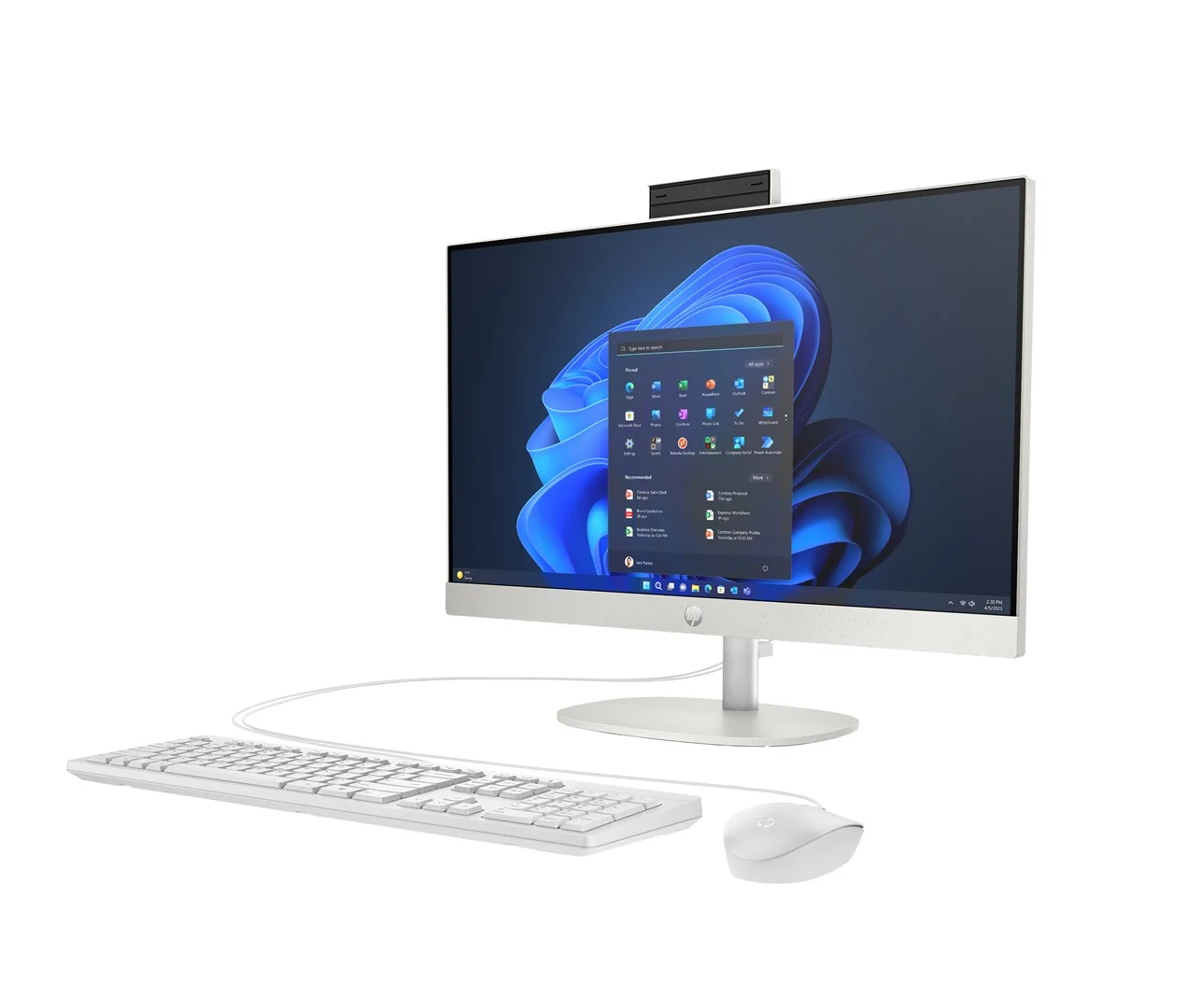 HP ProOne 240 G10 AiO Ultra 5 125U 23.8"FHD IPS 250nits AG 16GB DDR5 5600 SSD512 Xe Graphics Kb+Mouse Cam 5Mpx W11Pro Black 3Y OnSite - Image 4