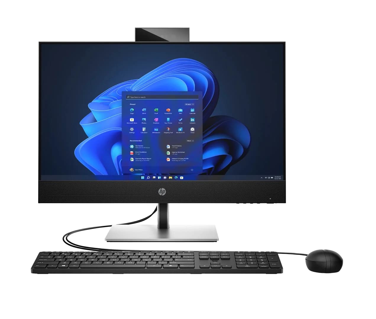 HP ProOne 440 G9 AiO i5-14400T 23.8"FHD IPS 250nits AG 16GB DDR5 4800 SSD512 UHD 730 Kb+Mouse Cam 5Mpx W11Pro Black 3Y OnSite - Image 1