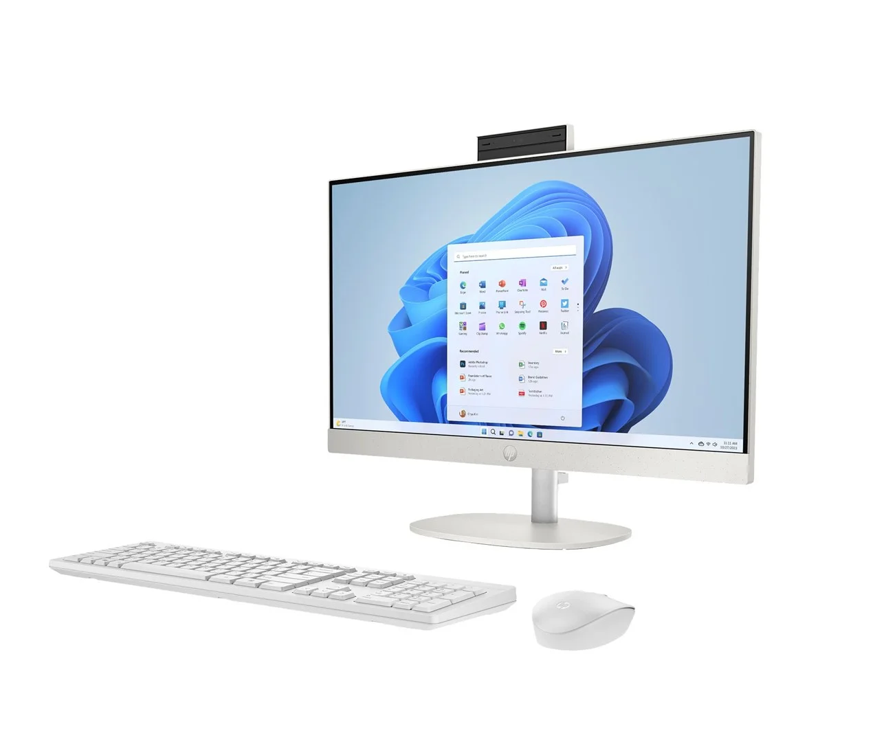 HP 24-cr0312nw AMD Ryzen™ 5 7520U 60.5 cm (23.8") 1920 x 1080 px All-in-One PC 16 GB LPDDR5-SDRAM 512 GB SSD Windows 11 Home Wi-Fi 6 (802.11ax) White - Image 16