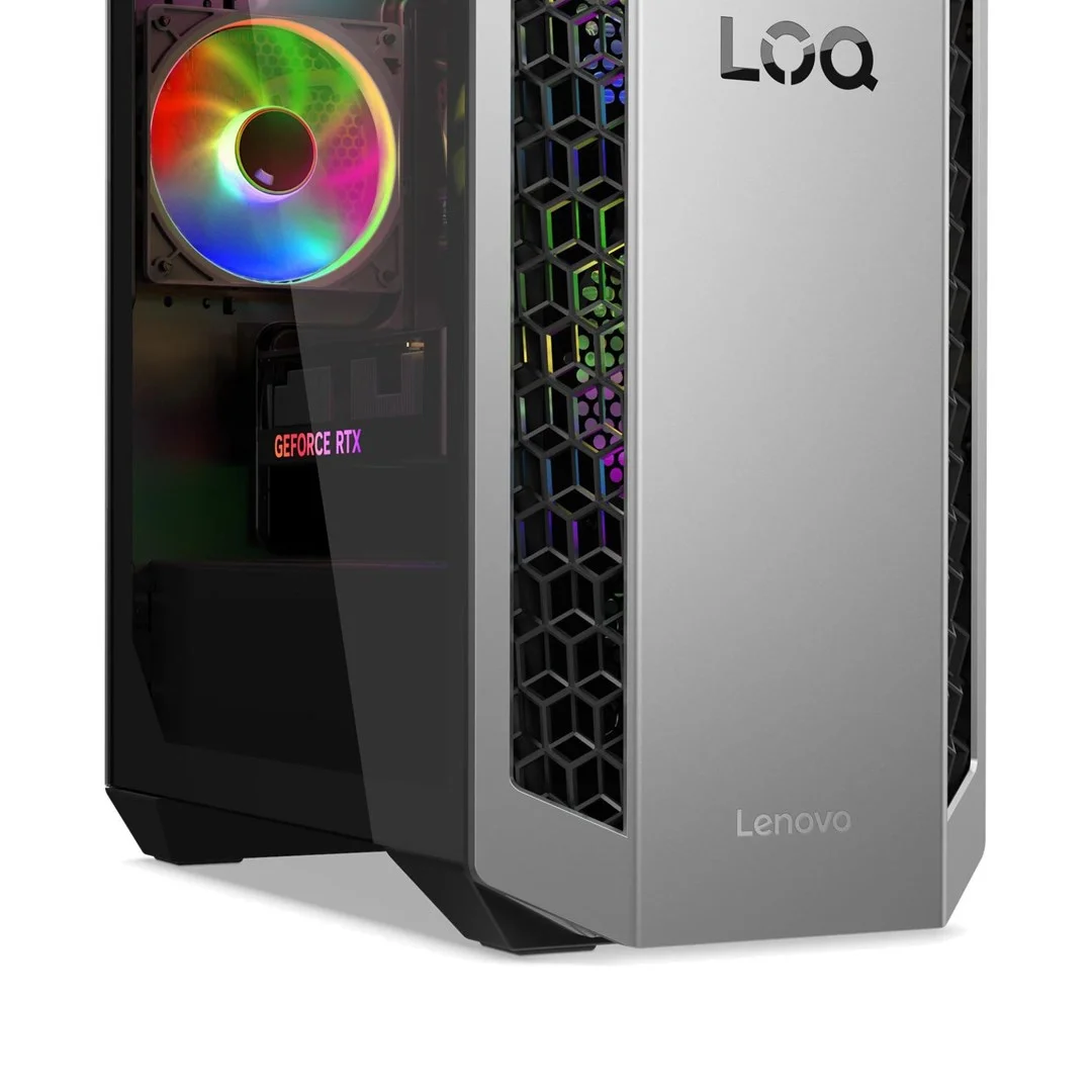 Lenovo LOQ Tower 26ADR10 Ryzen 7 8745HX 32GB DDR5 5200 1TB SSD GeForce RTX 5070 12GB Windows 11 Luna Grey / Eclipse Black - Image 6