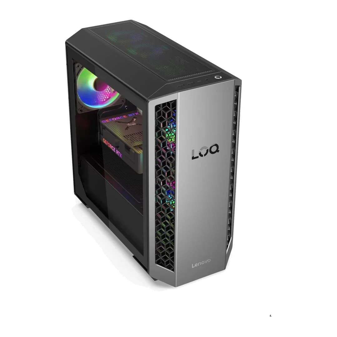 Lenovo LOQ Tower 26ADR10 Ryzen 7 8745HX 32GB DDR5 5200 1TB SSD GeForce RTX 5070 12GB Windows 11 Luna Grey / Eclipse Black - Image 7