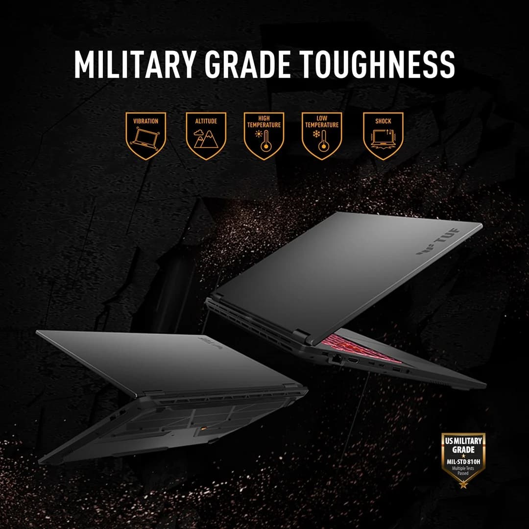 ASUS TUF Gaming A18 FA808UM-S9058 AMD Ryzen™ 7 260 Laptop 45.7 cm (18") 2.5K 16 GB DDR5-SDRAM 512 GB SSD NVIDIA GeForce RTX 5060 Wi-Fi 6E (802.11ax) NoOS Gray - Image 27