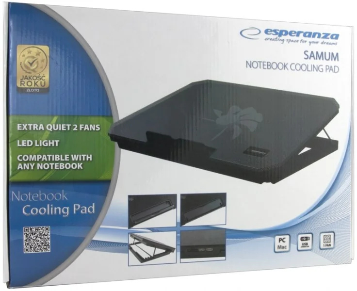 Esperanza EA141 notebook cooling pad 1200 RPM - Image 3