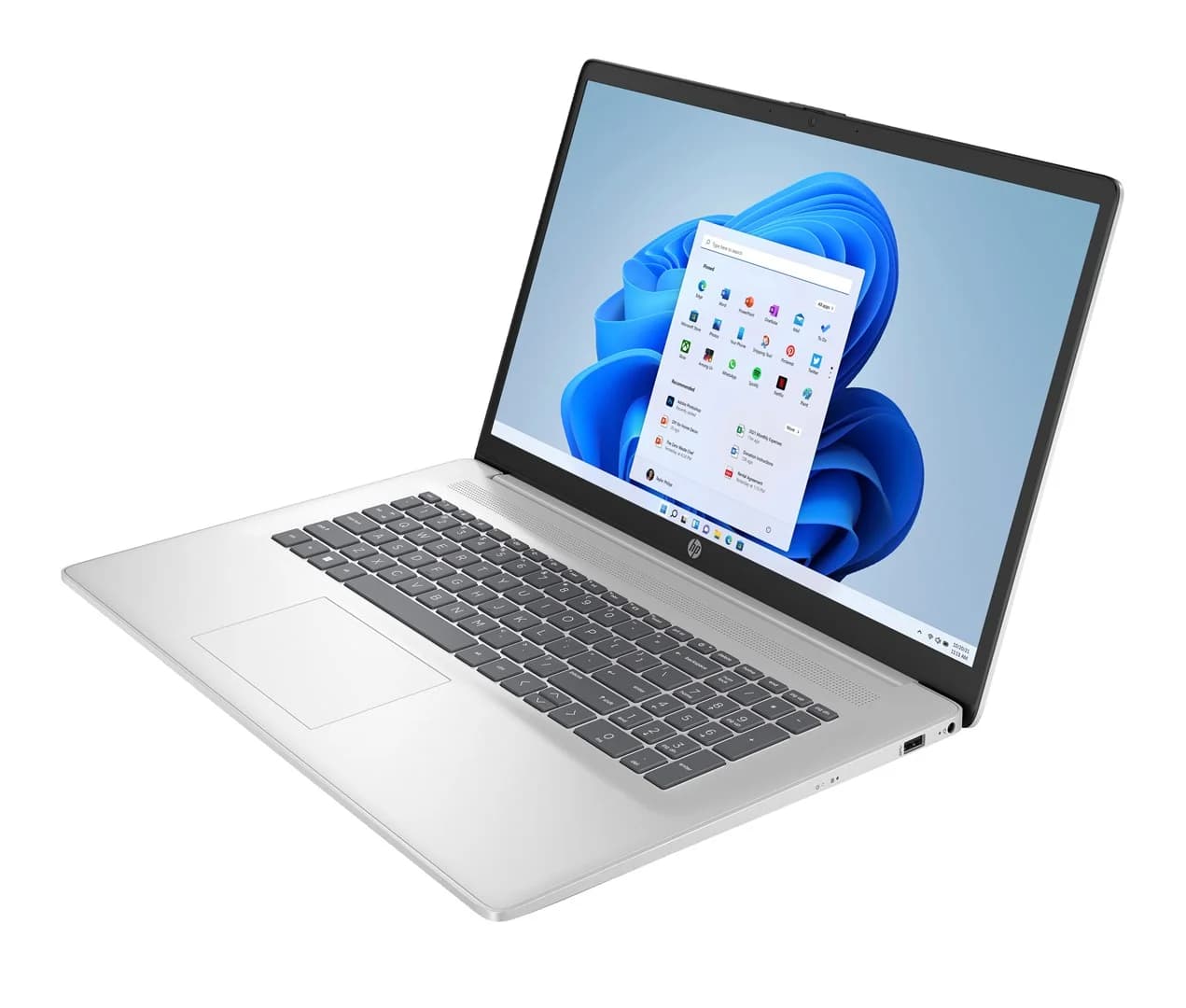 HP 17-cp3003nw Ryzen 7 7730U 17,3"FHD 300nits AG 16GB DDR4 3200 SSD512 Vega 8 Cam720p 41Wh Win11 Natural Silver 2Y - Image 4