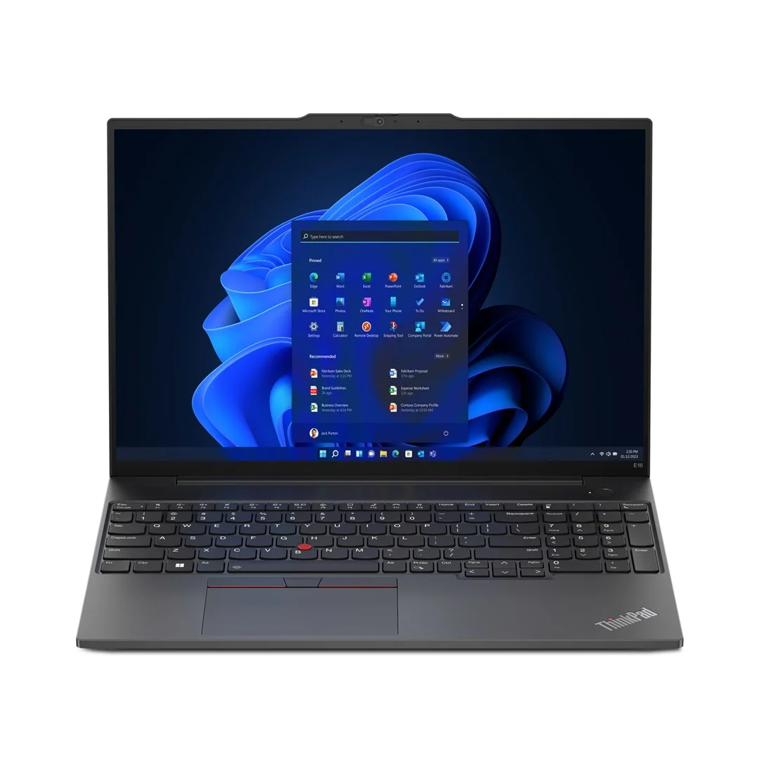 Lenovo ThinkPad E16 Gen 1 (Intel) Intel® Core™ i5 i5-1335U Laptop 40.6 cm (16") WUXGA 16 GB DDR4-SDRAM 256 GB SSD Wi-Fi 6 (802.11ax) Windows 11 Pro US English Black New Repack/Repacked - Image 10