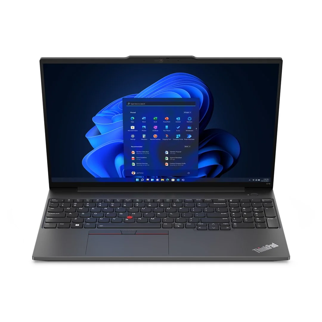 Lenovo ThinkPad E16 Gen 1 (Intel) Intel® Core™ i5 i5-1335U Laptop 40.6 cm (16") WUXGA 16 GB DDR4-SDRAM 256 GB SSD Wi-Fi 6 (802.11ax) Windows 11 Pro US English Black New Repack/Repacked - Image 13