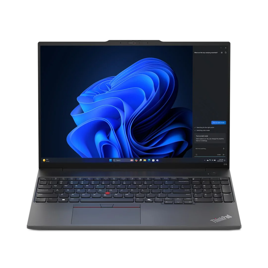 Lenovo ThinkPad E16 AMD Ryzen™ 7 7735U Laptop 40.6 cm (16") Touchscreen WUXGA 16 GB DDR5-SDRAM 1 TB SSD Wi-Fi 6 (802.11ax) Windows 11 Pro US English Black New Repack/Repacked - Image 7