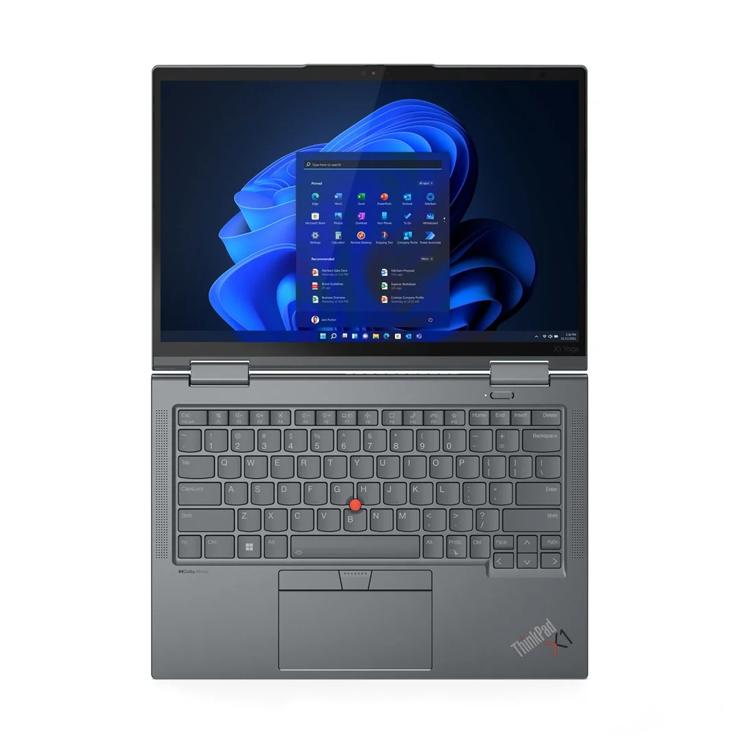 Lenovo ThinkPad X1 Yoga Gen 8 Intel® Core™ i7 i7-1365U Hybrid (2-in-1) 35.6 cm (14") Touchscreen WUXGA 32 GB LPDDR5-SDRAM 512 GB SSD Wi-Fi 6E (802.11ax) Windows 11 Pro English Grey New Repack/Repacked - Image 20