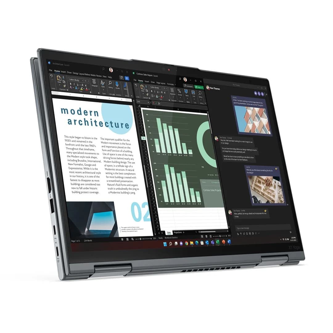 Lenovo ThinkPad X1 Yoga Gen 8 Intel® Core™ i7 i7-1365U Hybrid (2-in-1) 35.6 cm (14") Touchscreen WUXGA 32 GB LPDDR5-SDRAM 512 GB SSD Wi-Fi 6E (802.11ax) Windows 11 Pro English Grey New Repack/Repacked - Image 4