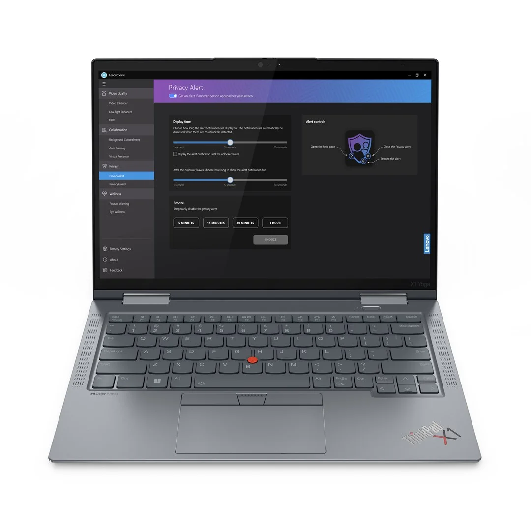 Lenovo ThinkPad X1 Yoga Gen 8 Intel® Core™ i7 i7-1365U Hybrid (2-in-1) 35.6 cm (14") Touchscreen WUXGA 32 GB LPDDR5-SDRAM 512 GB SSD Wi-Fi 6E (802.11ax) Windows 11 Pro English Grey New Repack/Repacked - Image 6