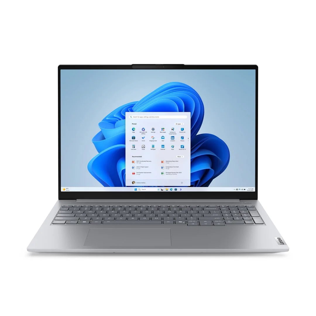 Lenovo ThinkBook 16 G8 IAL Intel Core Ultra 5 135H Laptop 40.6 cm (16") WUXGA 16 GB DDR5-SDRAM 512 GB SSD Wi-Fi 6E (802.11ax) Windows 11 Pro English Grey - Image 1