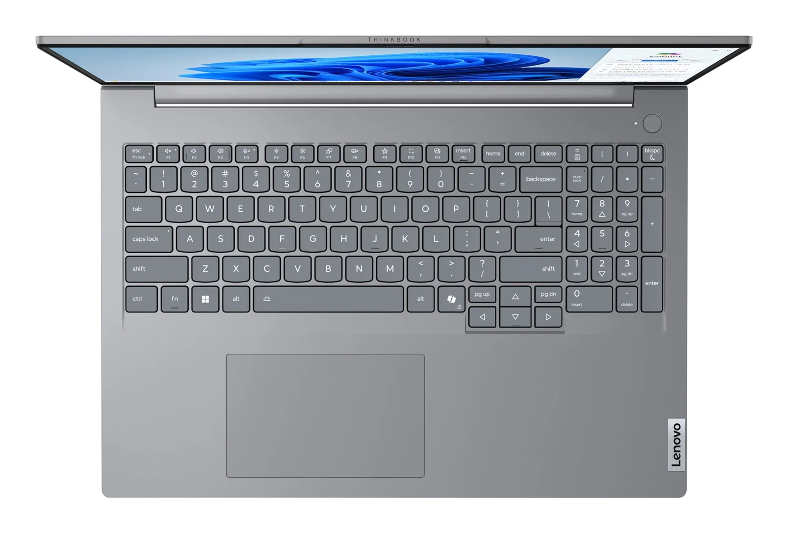 Lenovo ThinkBook 16 G8 IAL Intel Core Ultra 5 135H Laptop 40.6 cm (16") WUXGA 16 GB DDR5-SDRAM 512 GB SSD Wi-Fi 6E (802.11ax) Windows 11 Pro English Grey - Image 7