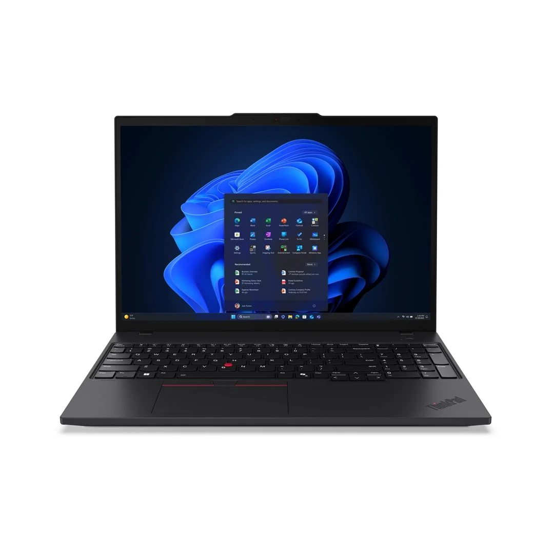 Lenovo ThinkPad T16 Gen 4 (Intel) Copilot+ PC Intel Core Ultra 5 225U Laptop 40.6 cm (16") WUXGA 16 GB DDR5-SDRAM 512 GB SSD Wi-Fi 6E (802.11ax) Windows 11 Pro English Black - Image 1