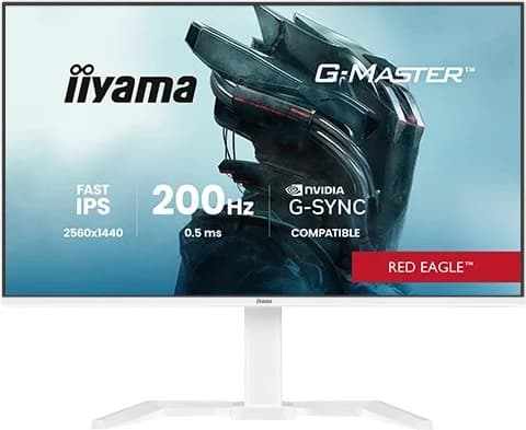 iiyama G-MASTER GB2771QSU-W1 computer monitor 68.6 cm (27") 2560 x 1440 pixels Wide Quad HD White - Image 1