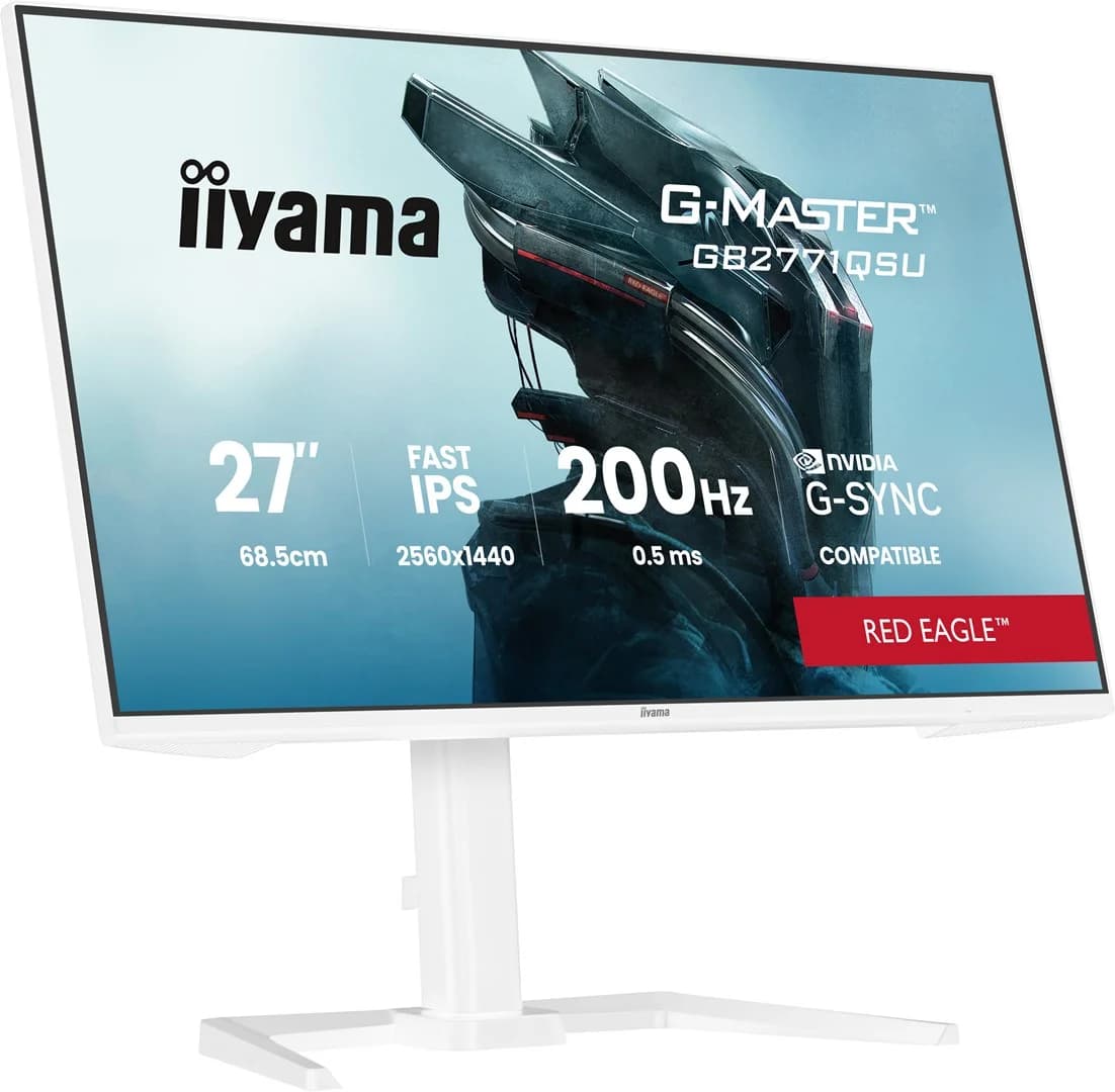 iiyama G-MASTER GB2771QSU-W1 computer monitor 68.6 cm (27") 2560 x 1440 pixels Wide Quad HD White - Image 5