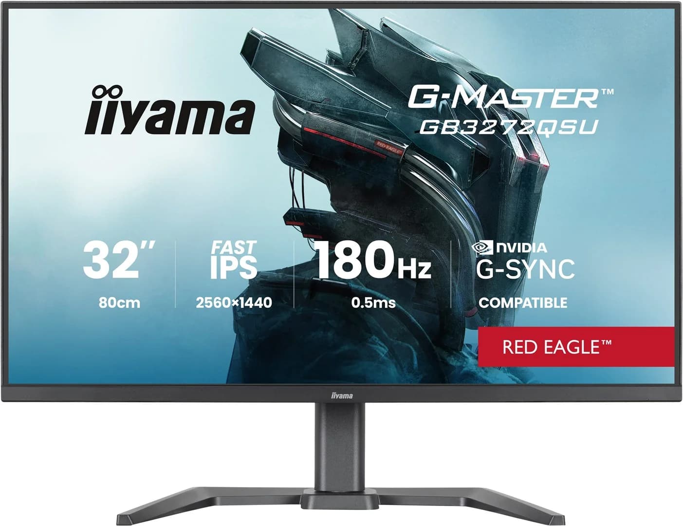 iiyama G-MASTER GB3272QSU-B1 computer monitor 80 cm (31.5") 2560 x 1440 pixels Quad HD LED Black - Image 1