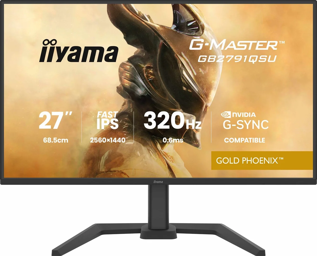 iiyama G-MASTER GB2791QSU-B1 computer monitor 68.6 cm (27") 2560 x 1440 pixels Wide Quad HD Black - Image 1