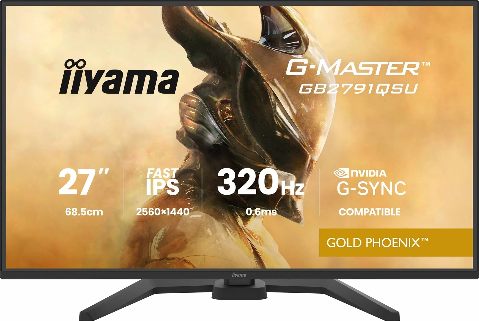 iiyama G-MASTER GB2791QSU-B1 computer monitor 68.6 cm (27") 2560 x 1440 pixels Wide Quad HD Black - Image 9