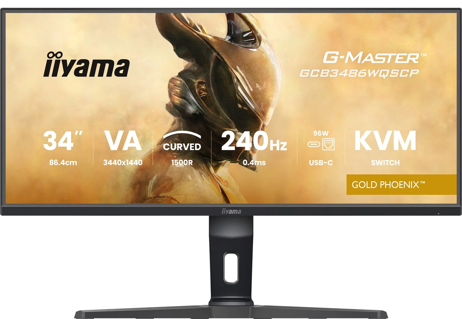iiyama G-MASTER GCB3486WQSCP-B1 computer monitor 86.4 cm (34") 3440 x 1440 pixels UltraWide Quad HD Black - Image 3