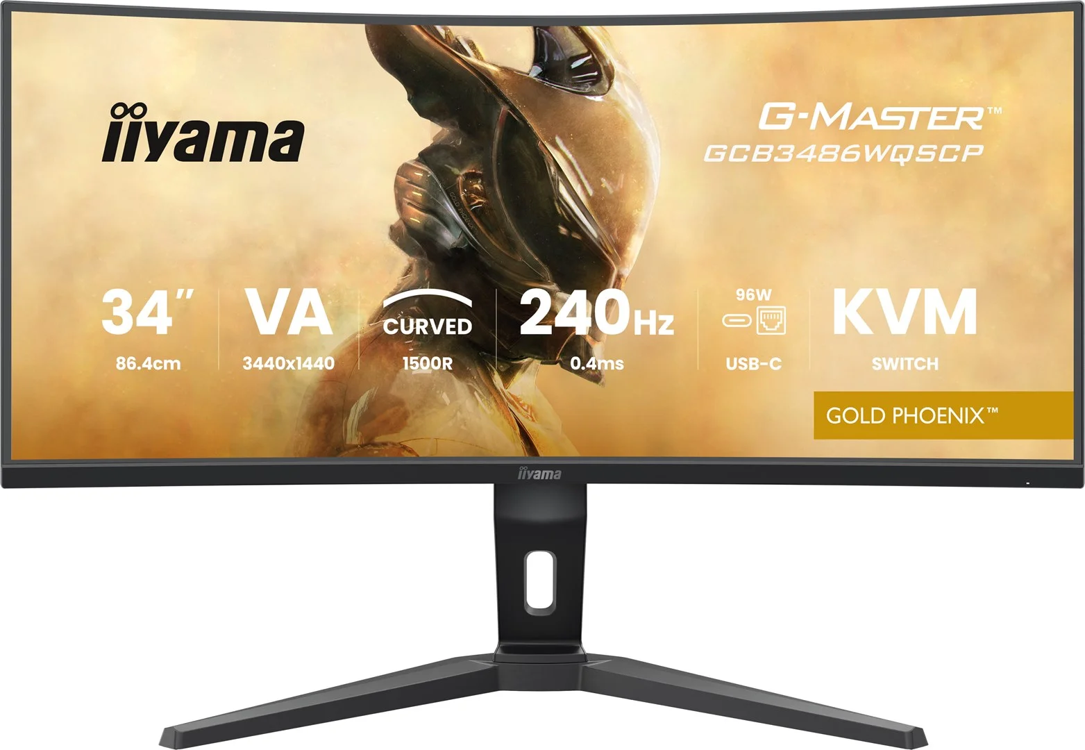 iiyama G-MASTER GCB3486WQSCP-B1 computer monitor 86.4 cm (34") 3440 x 1440 pixels UltraWide Quad HD Black - Image 4
