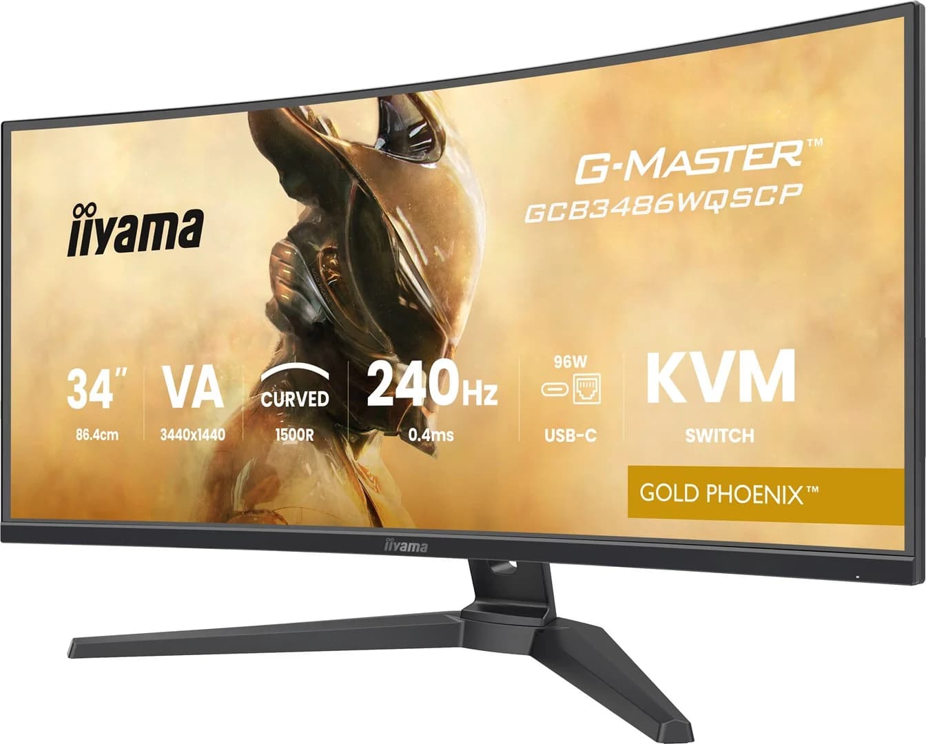 iiyama G-MASTER GCB3486WQSCP-B1 computer monitor 86.4 cm (34") 3440 x 1440 pixels UltraWide Quad HD Black - Image 7