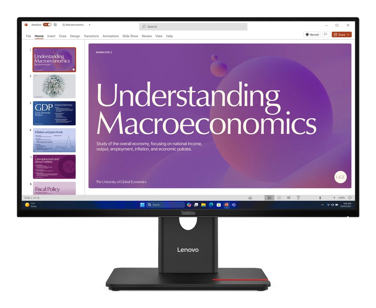 Lenovo ThinkVision T24D-40 Monitor - Image 1
