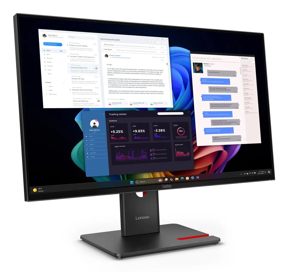 Lenovo ThinkVision T27UD-40 Monitor - Image 4
