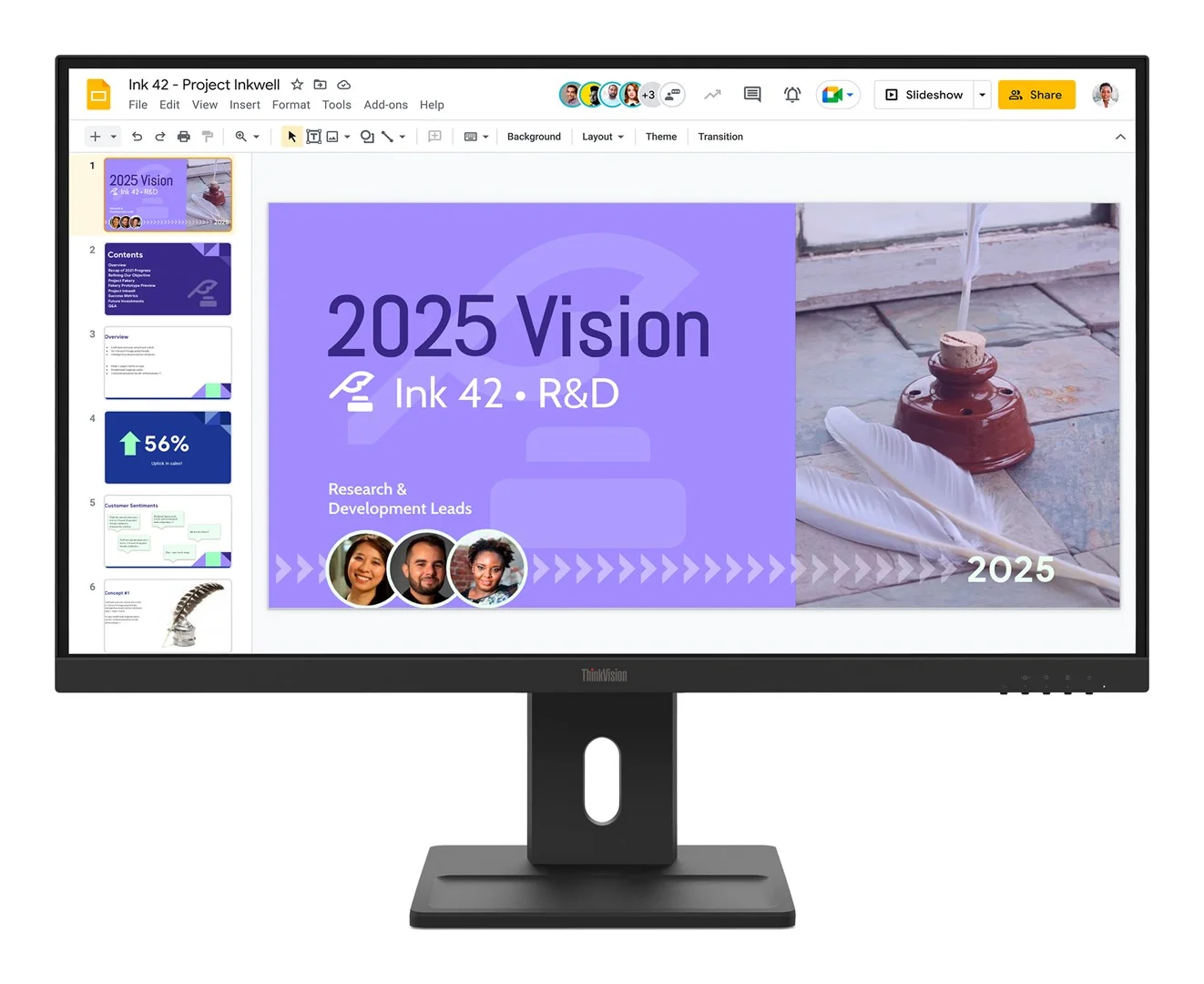 Lenovo ThinkVision E27Q-40 Monitor - Image 1