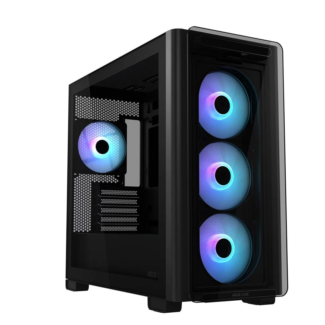ASUS A23 PLUS ARGB case black - Image 1