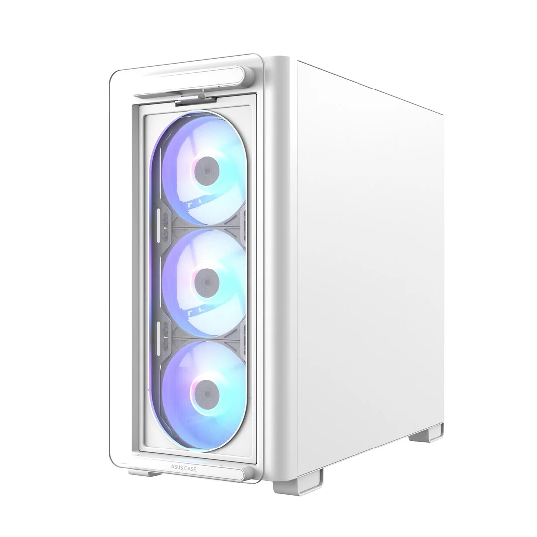 ASUS A23 PLUS ARGB WHITE Computer Case White - Image 10