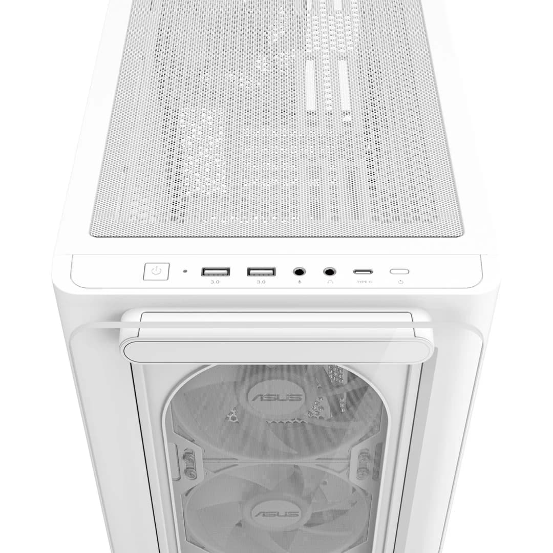 ASUS A23 PLUS ARGB WHITE Computer Case White - Image 12