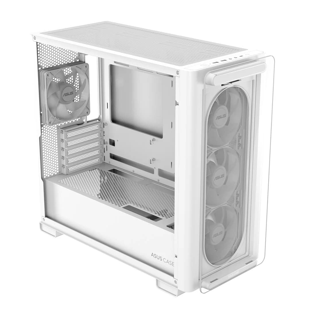 ASUS A23 PLUS ARGB WHITE Computer Case White - Image 7
