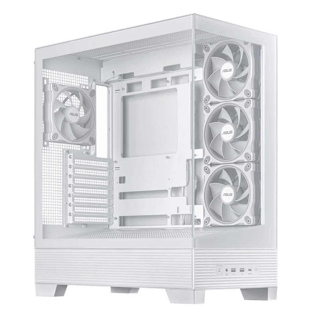 ASUS A31 Plus TG ARGB WHITE Midi Tower - Image 10