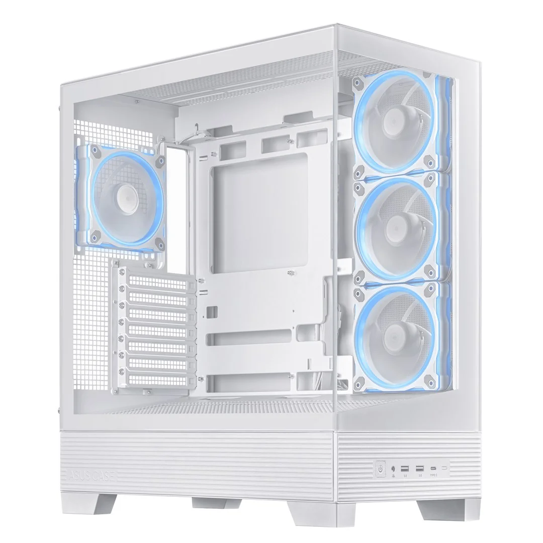 ASUS A31 Plus TG ARGB WHITE Midi Tower - Image 11