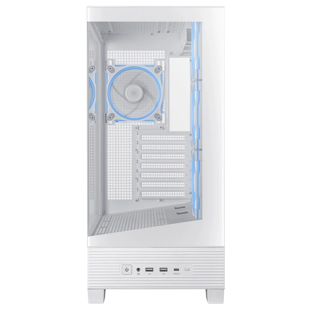 ASUS A31 Plus TG ARGB WHITE Midi Tower - Image 4