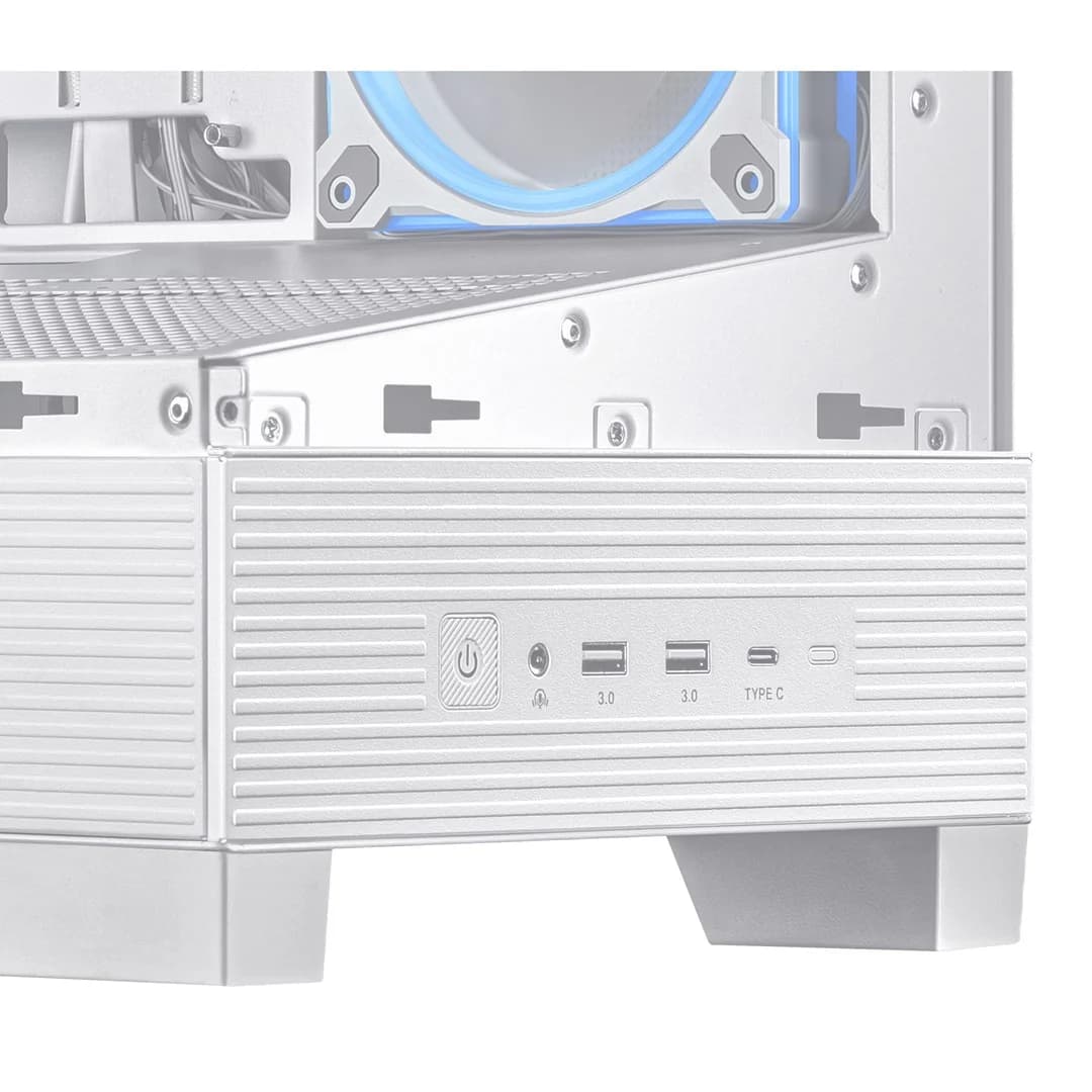 ASUS A31 Plus TG ARGB WHITE Midi Tower - Image 7
