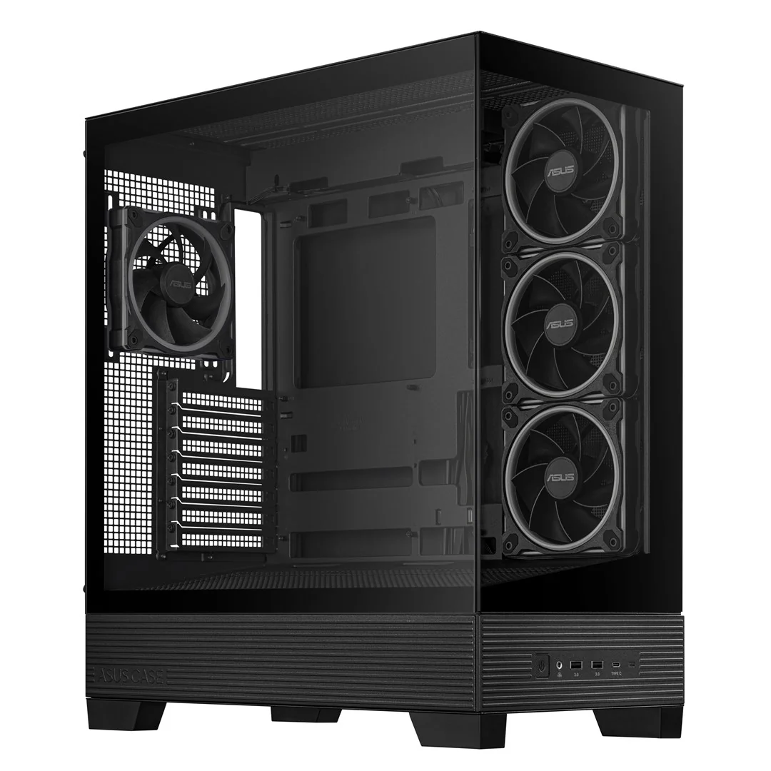ASUS A31 Plus TG ARGB BLACK Midi Tower - Image 2