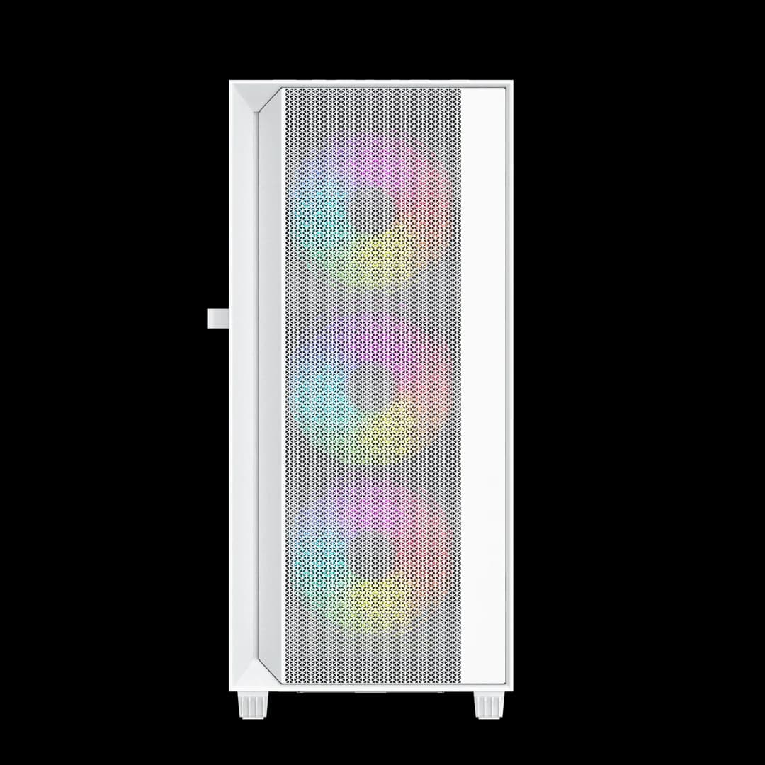 Gembird Fornax 4000W ARGB gaming ATX computer case, Midi Tower, backlight, White - Image 2