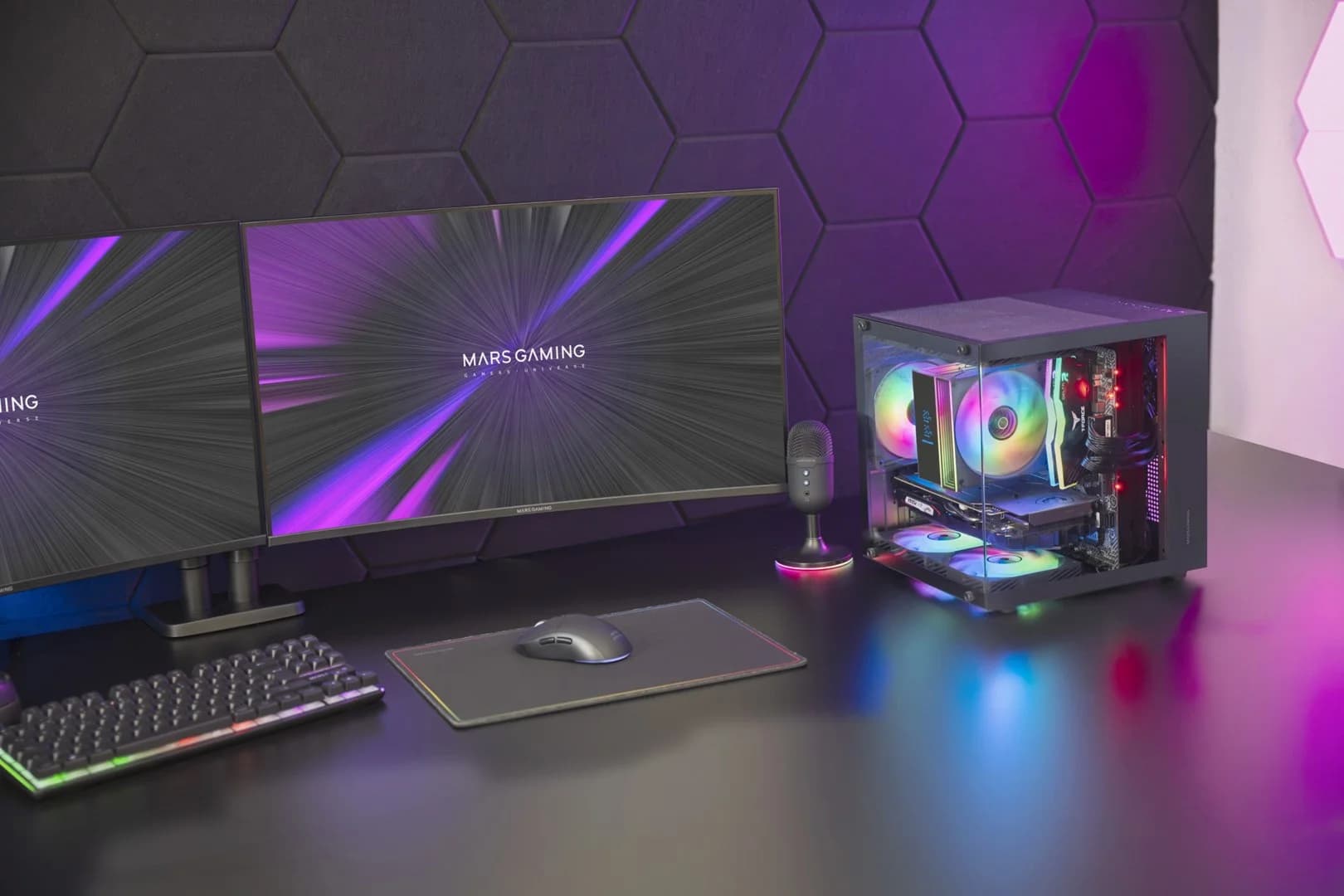 TACENS MARS MC-CUBE 1xARGB USB-C mATX- obudowa/cases - Image 10