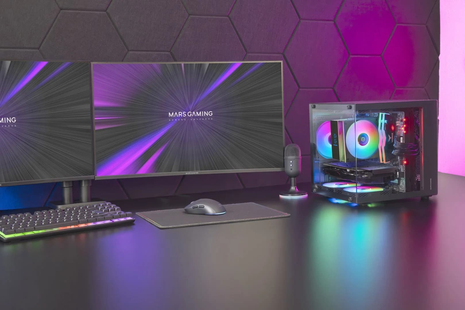 TACENS MARS MC-CUBE 1xARGB USB-C mATX- obudowa/cases - Image 11