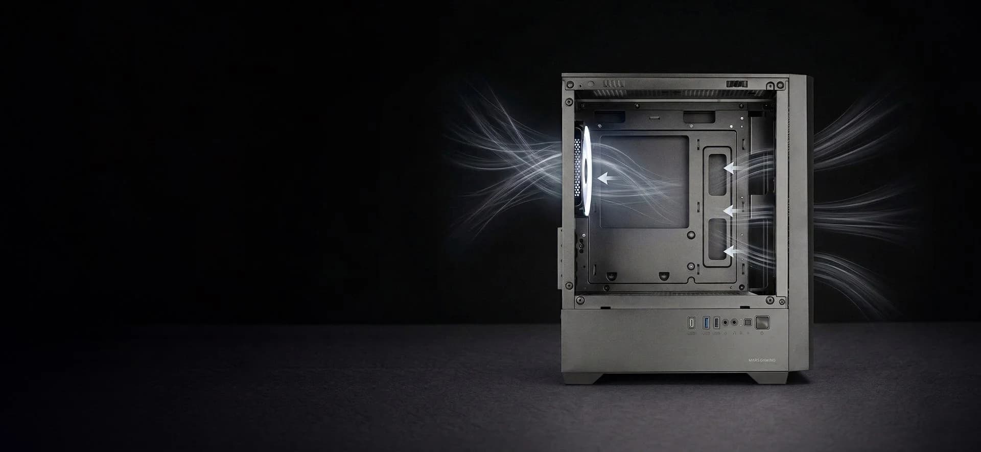 Mars Gaming MCQUANTUM computer case Midi Tower Black - Image 12